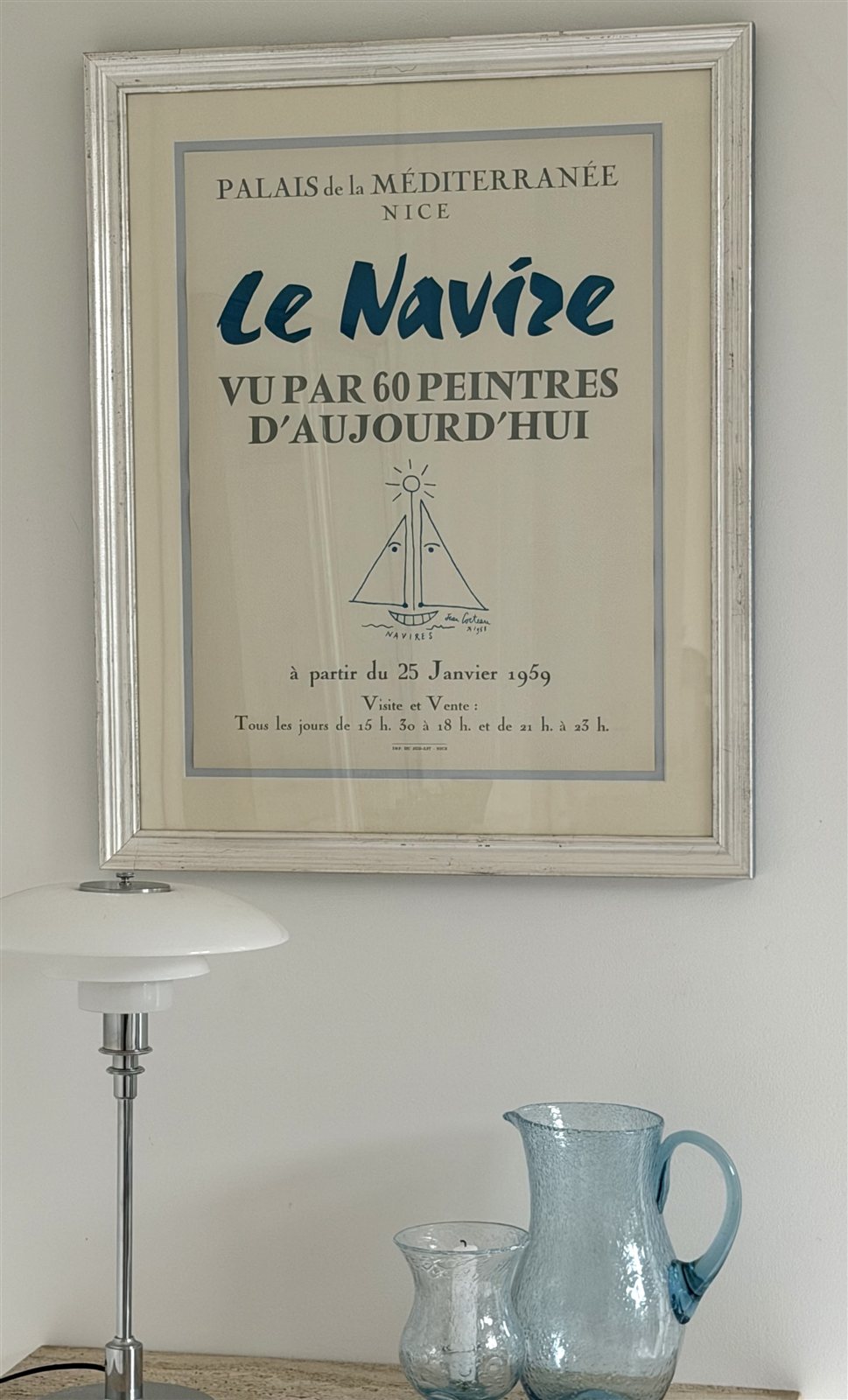 Fransk vintageplakat fra Instagram-opslag