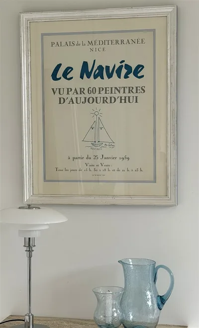 Fransk vintageplakat fra Instagram-opslag